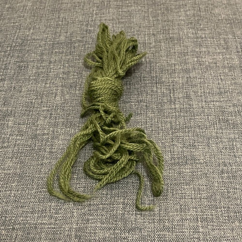 Green Needlepoint Thread Yarn